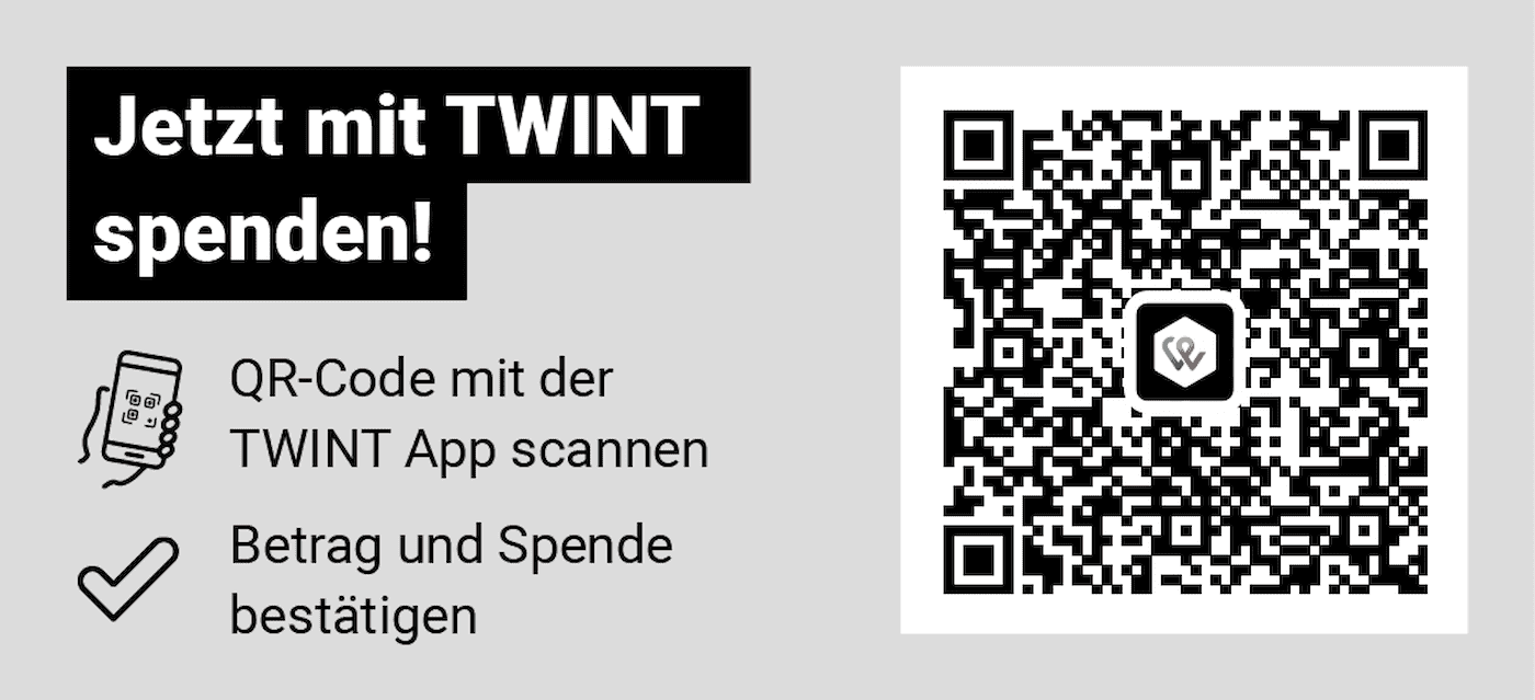 Twint für Spendgut