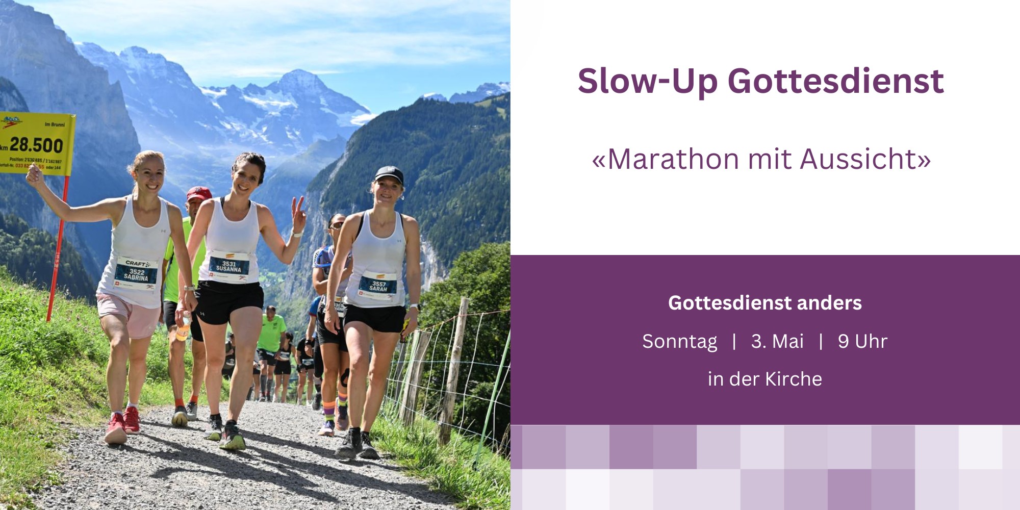 Gottesdienst am SlowUp