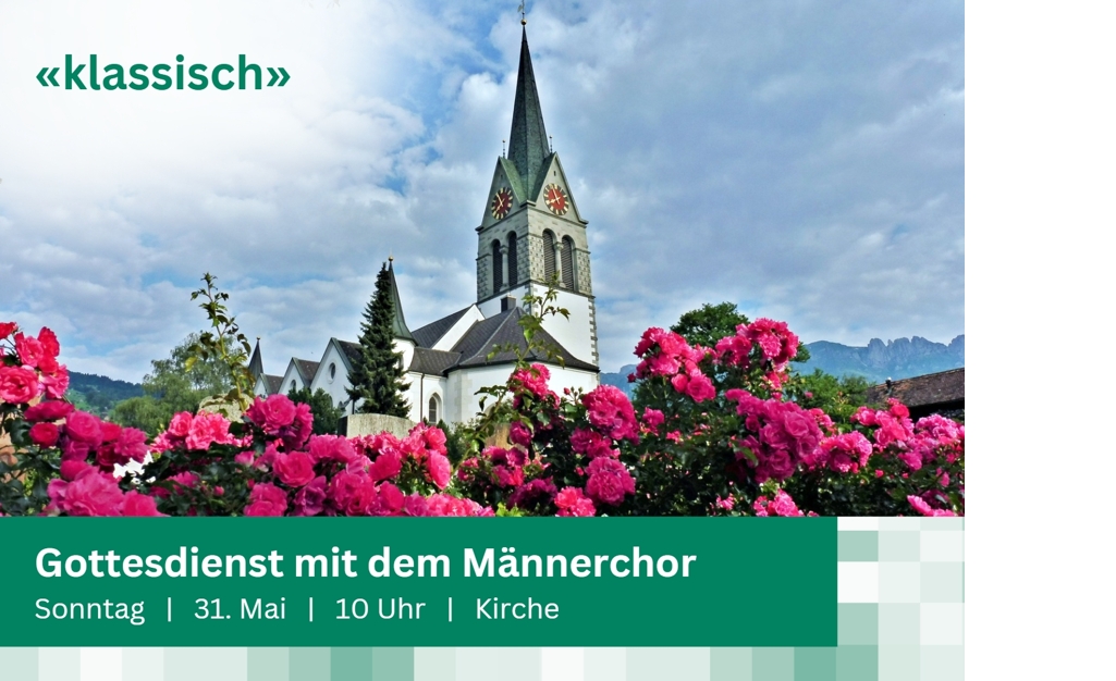 Gottesdienst mit dem Männerchor