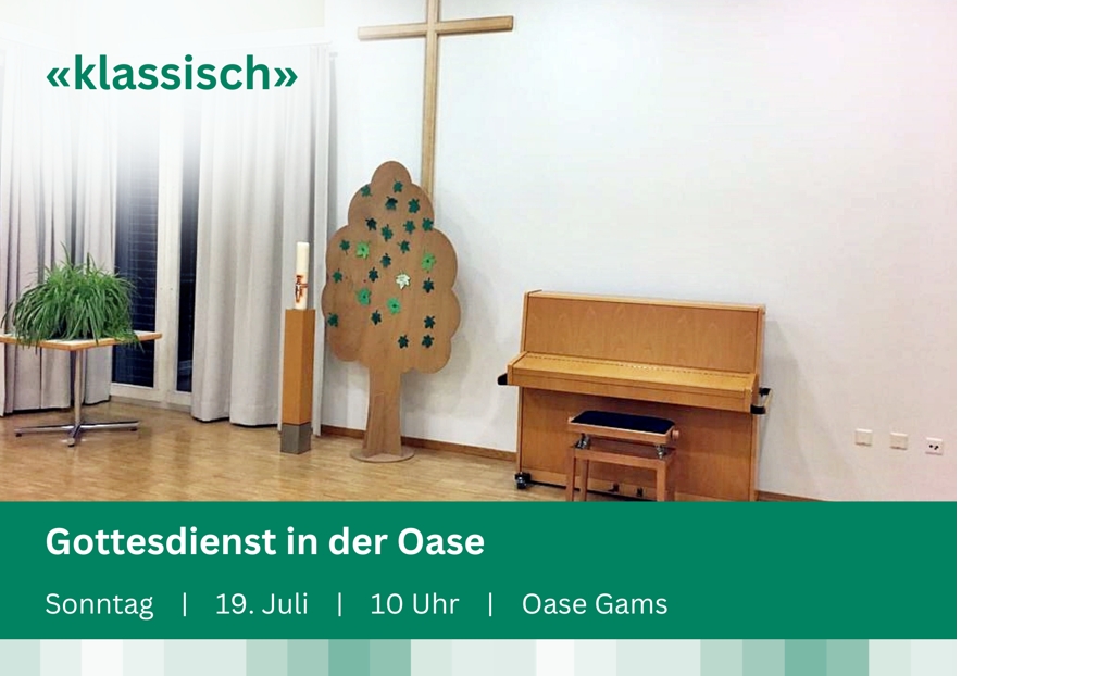 Gottesdienst in Gams