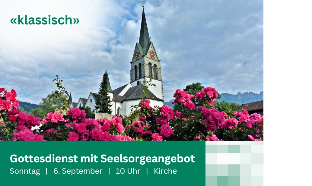 Gottesdienst mit Seelsorgeangebot