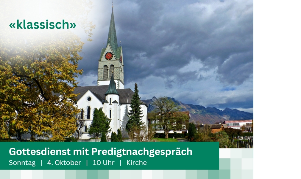 Gottesdienst mit Predigtnachgespräch