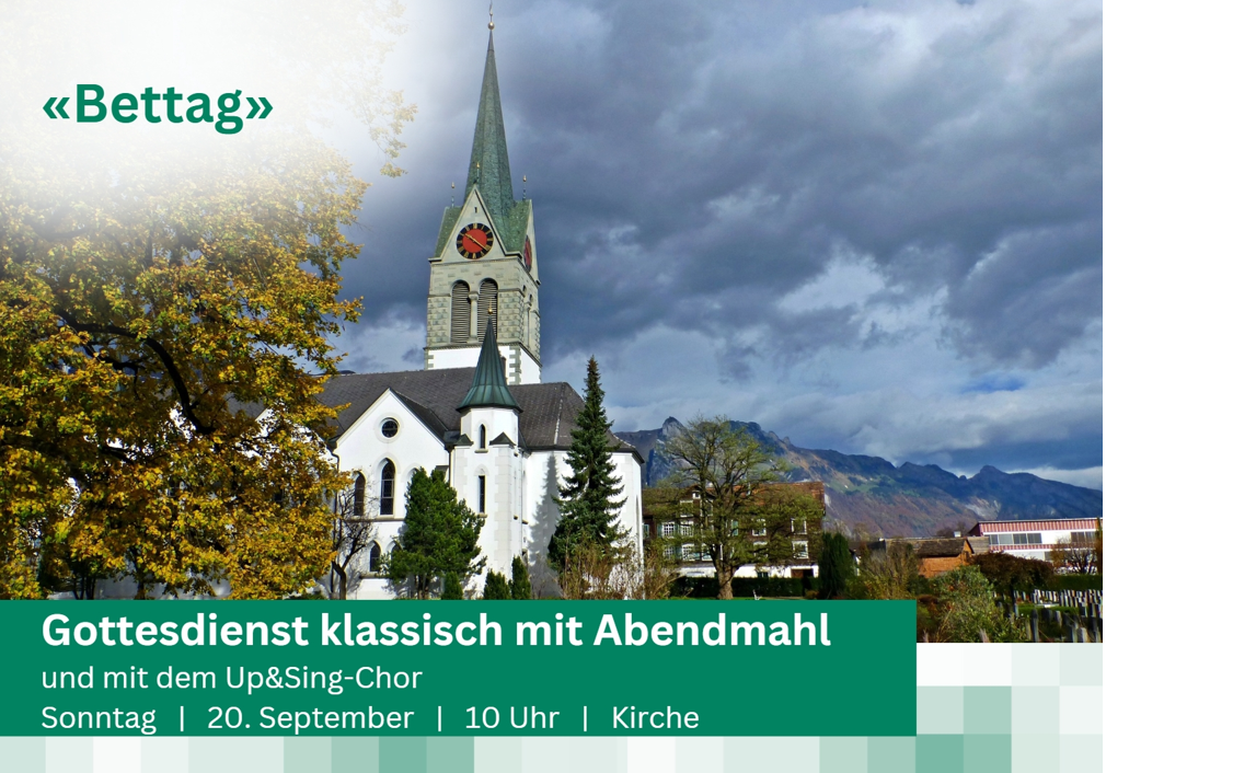 Gottesdienst klassisch mit Abendmahl und mit dem Up&Sing-Chor