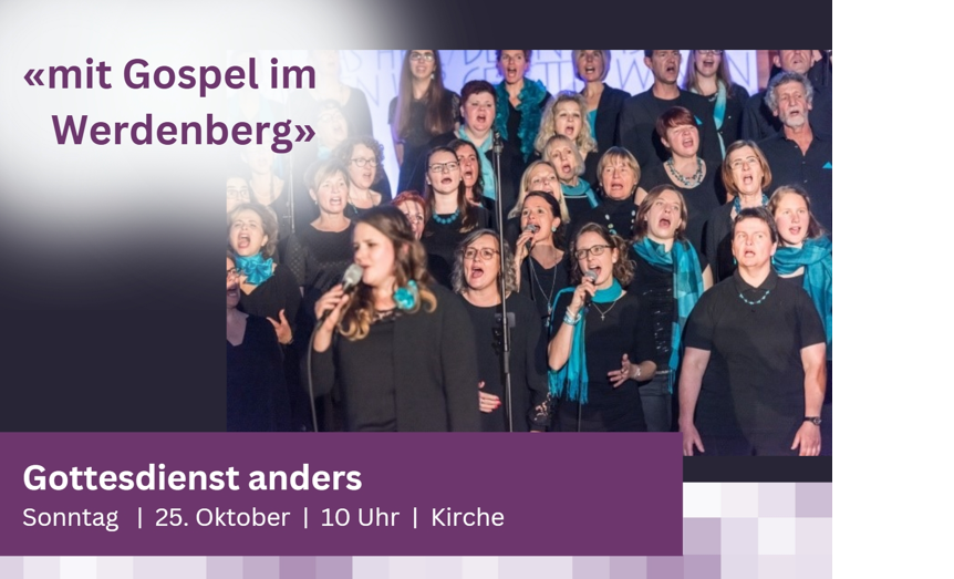 Gottesdienst anders - mit Gospel im Werdenberg